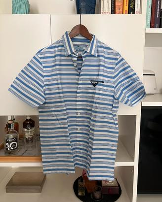Camicia uomo a righe Prada