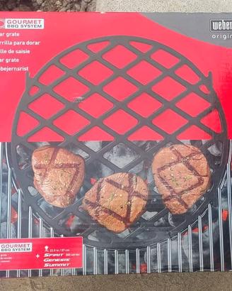 Weber piastra in ghisa