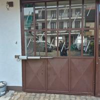 portone garage in ferro  2 ante
