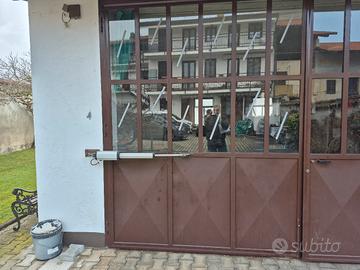 portone garage in ferro  2 ante