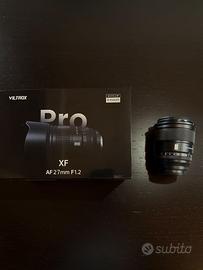 Viltrox AF 27mm f/1.2 Pro XF per Fujifilm -  NUOVO