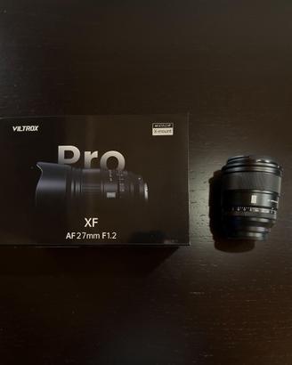 Viltrox AF 27mm f/1.2 Pro XF per Fujifilm -  NUOVO