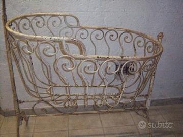 Culla vintage in ferro SENZA SALDATURE