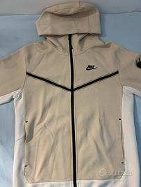 Felpa Nike TECH Fleece panna - Come NUOVA