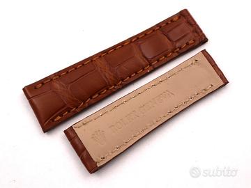 Cinturino Rolex Vero Alligatore Marrone 20mm