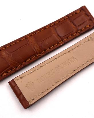 Cinturino Rolex Vero Alligatore Marrone 20mm