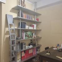 Libreria Desalto Armida acciaio trafilato