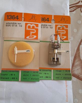 Puntine per Giradischi vintage BSR ST8 / ST10