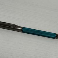 Penna Stilografica Silver/Verde