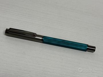 Penna Stilografica Silver/Verde
