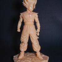 Fanart Figure Gohan SSJ2 1:10 Stampa Grezza