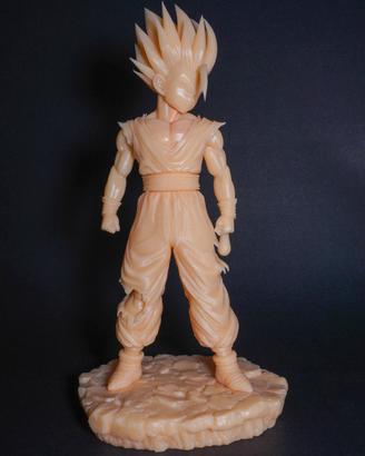 Fanart Figure Gohan SSJ2 1:10 Stampa Grezza