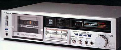 Piastra cassetta Deck technics RS-M225X DBX