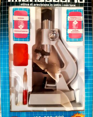 Microscopio per bambini - Gioco - Ottica - Vintage