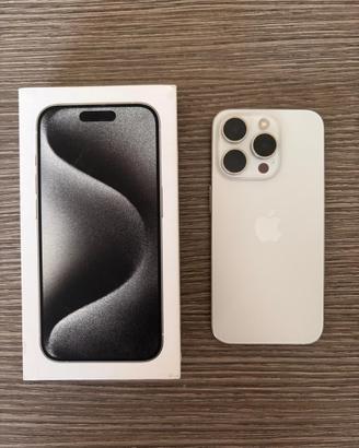 I phone 15 pro bianco 256 gb