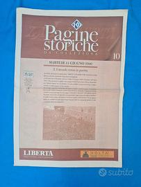 PAGINE STORICHE LIBERTA'  Mussolini Fiamma Cremisi