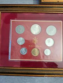 3 quadri monete vaticano