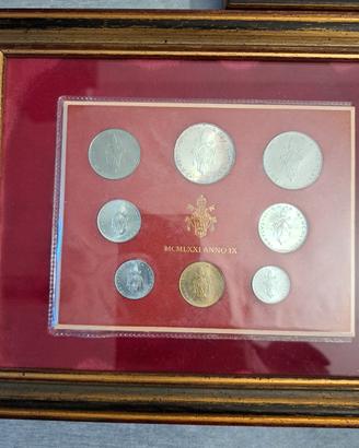 3 quadri monete vaticano