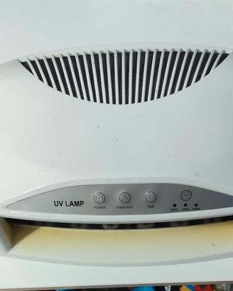 lampada doppia UV  per unghie 