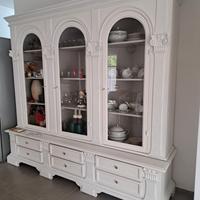 Mobile vetrina bianco shabby