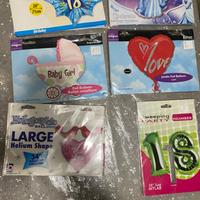 N 35 pezzi di Palloncini ad elio varie misure