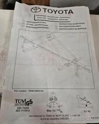 Barre portabici