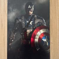 Quadro legno Captain America