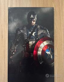 Quadro legno Captain America