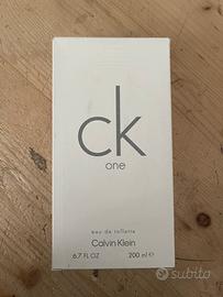 Calvin klein Ck One edt 200ml unisex,nuovo,origi