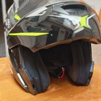 Casco GIVI (Nero con grafiche Giallo Fluo)