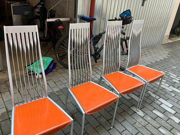 Set di 4 Sedie sala da pranzo moderno ed elegante