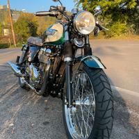 Triumph bonneville T100 verde inglese
