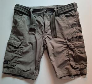 Bermuda Cargo Forclaz Verde Khaki Taglia L XL