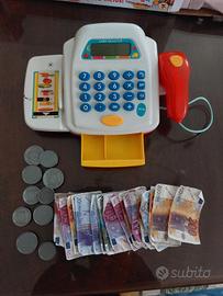 Cassa giocattolo con accessori