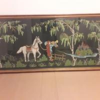 Arazzo ricamato a mano 