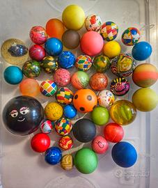 Palline rimbalzanti e particolari come da immagine