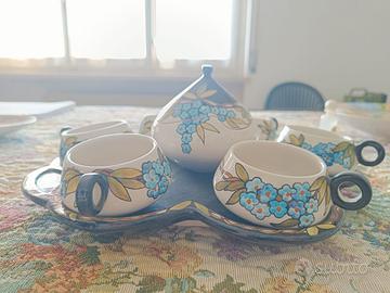 Set caffè vintage ceramica MANCINELLI 1990