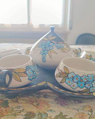 Set caffè vintage ceramica MANCINELLI 1990