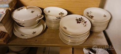 per corredo servizio piatti porcelana