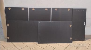 Frontali Besta Ikea mattone-nero