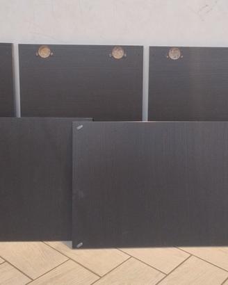 Frontali Besta Ikea mattone-nero