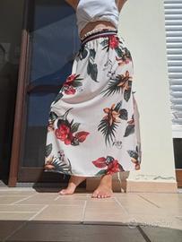 maxy gonna donna lunga vita alta taglia unica