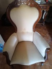 Svendita mobili - Poltrona Bianca Vintage