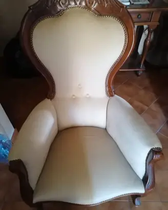 Svendita mobili - Poltrona Bianca Vintage