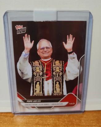 Carta Topps Now Papa Leone 