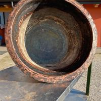 antico paiolo in rame