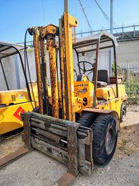 Carrello elevatore OM 50D gemellato+ prolunghe