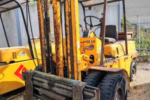 Carrello elevatore OM 50D gemellato+ prolunghe