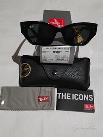 Ray-Ban RB4430 Zena Nero NUOVI Originali Completi