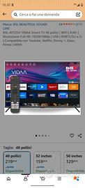 TV Led 40 pollici 